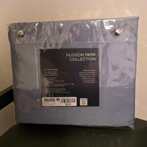 Hudson Park Bloomingdales 500 Ct Thread Sateen Full Fitted Sheet Slate Blue NIP